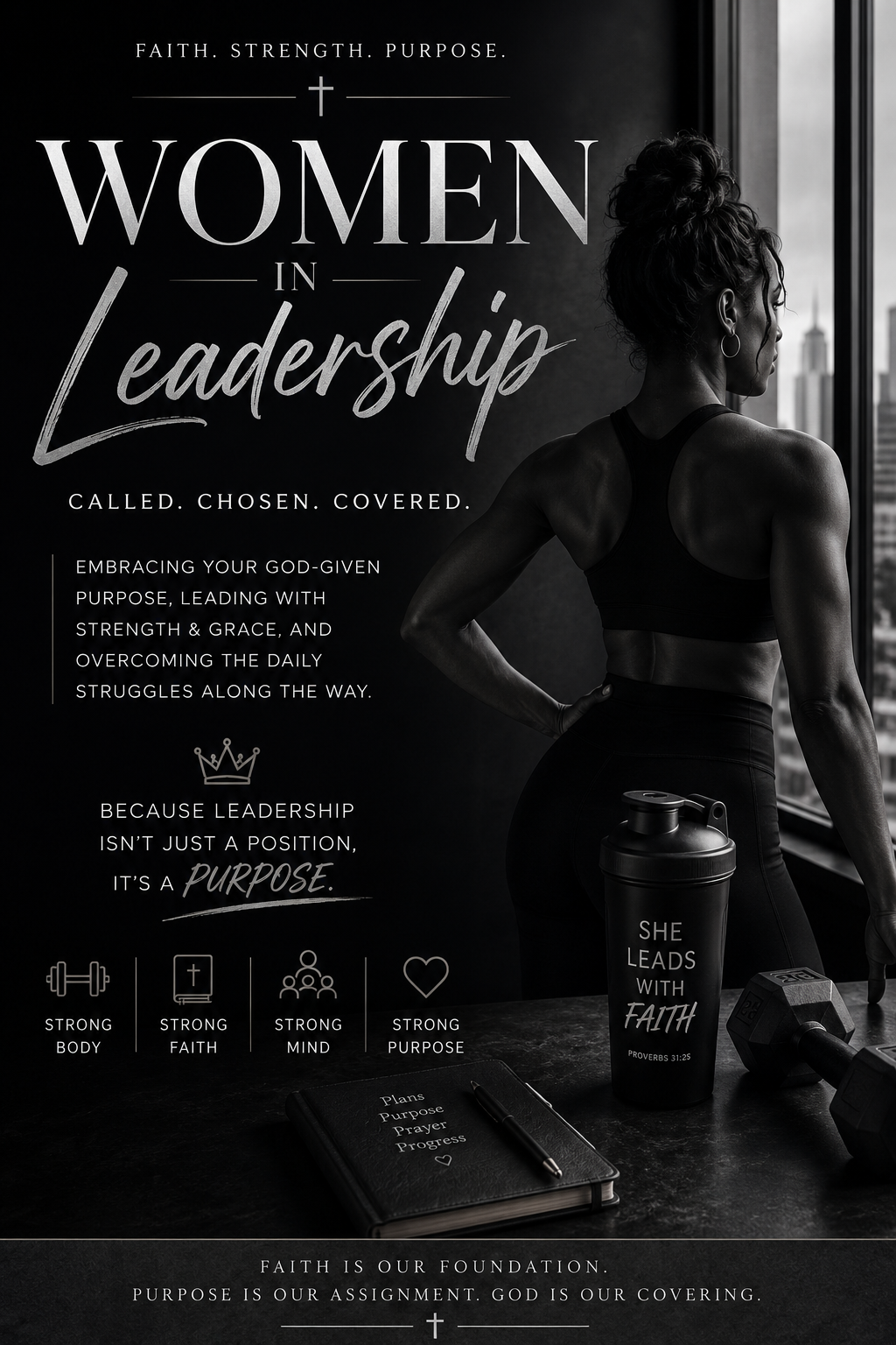 Women in Leadership: Faith, Strength & Purpose
A Faith-Based Guide to Leading with Confidence, Resilience & Grace